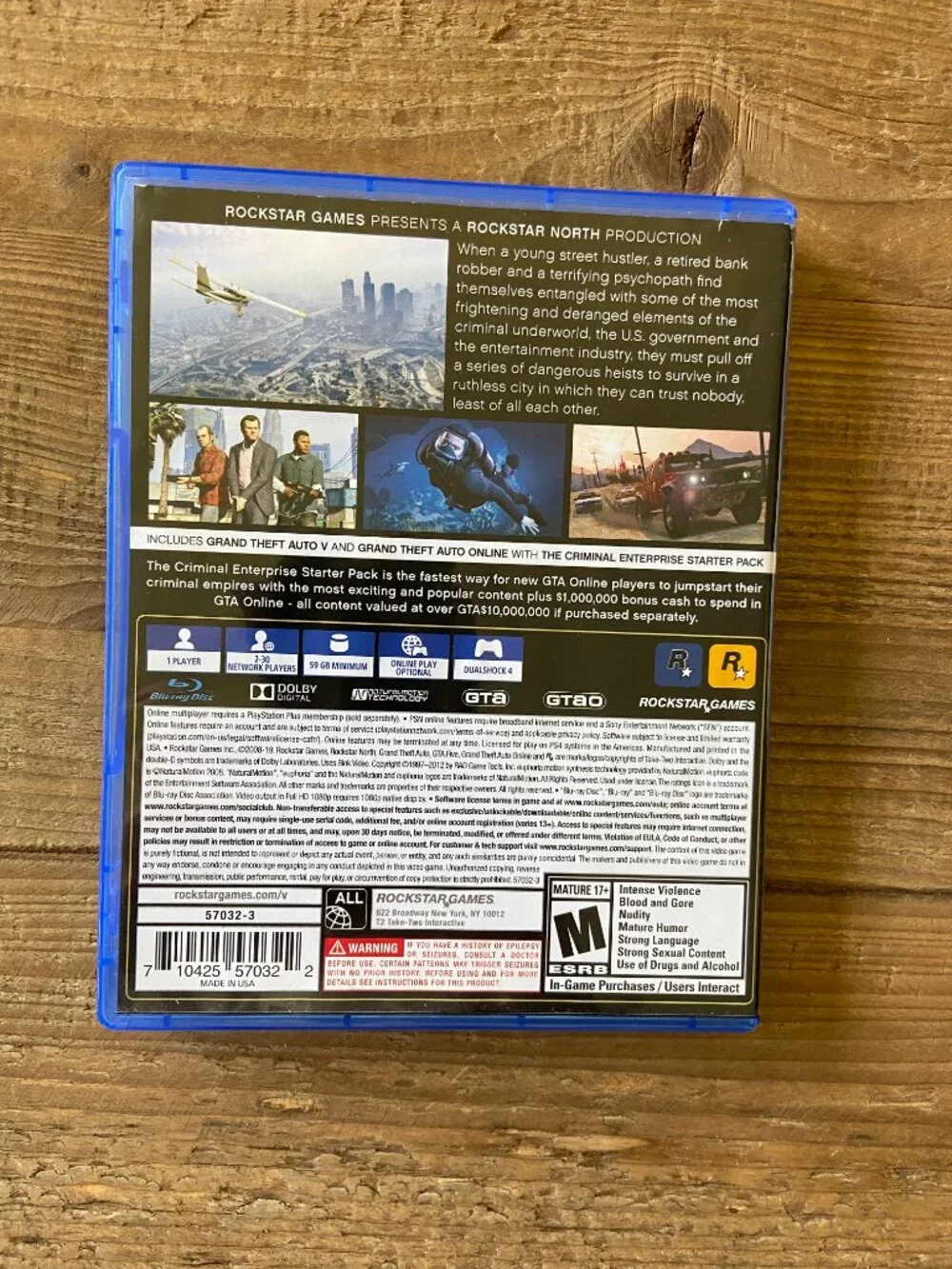 Grand Theft Auto V GTA 5 Premium Edition PS4